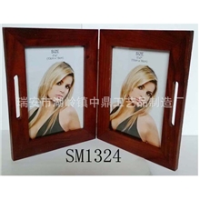 酒红色木质实木组合相框/复古相框/镜框相框批发厂家情侣相框