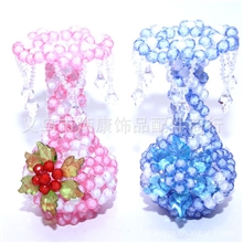 串珠材料批发/串珠成品批发/手工串珠/串珠花瓶编织配件亚克力