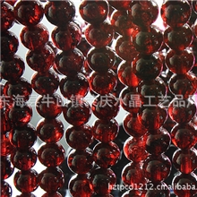 批发天然AAAA石榴石半成品8mm石榴石DIY散珠配件可串手链项链