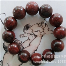 正宗印度小叶紫檀佛珠手串小叶紫檀牛毛纹手链批发20mm