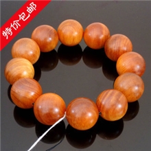 18订货节血龙木佛珠手串手链念珠黄土沉红奇楠血龙木王20815
