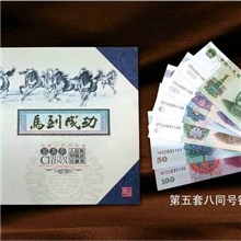 马到成功第五套人民币同号钞珍藏册空册