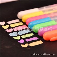 厂家直销淘宝热卖韩国文具DIY相册涂鸦彩色水粉笔批发7色
