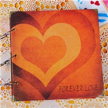 淘宝热销DIY相册影集批发爱心~给你心跳方版26张进口全黑卡内页