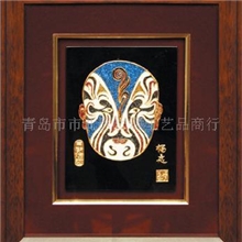 漆线雕京剧脸谱－杨志