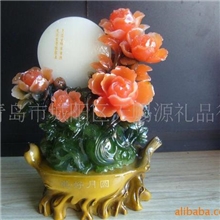 供应最新工艺品花好月圆、开业送人礼品、