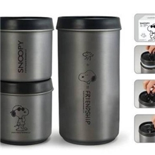 史努比不锈钢密封罐济南礼品公司供应商务礼品会议礼品积分兑换