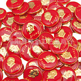 专业批发毛主席像章精品胸章纪念章经典双色文革时期收藏品