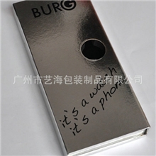 广州新款EVA内托手表盒开孔翻盖磁铁精美礼品手表盒纸质手表盒