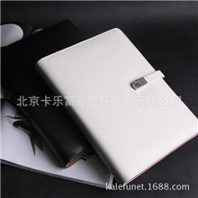 厂家供应新款活页本PU皮面笔记本高档商务本子可定制印刷