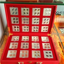 四方十二生肖纪念章彩色移印纪念章十二生肖皮箱包装