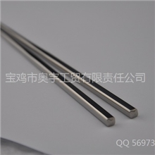 100%实心钛筷子手工打磨抛光方头筷子中式筷子