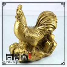 批发消灾辟邪改运风水吉祥物铜鸡十二生肖鸡生肖鸡小号摆设
