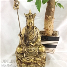 专业生产地藏王铜像观音佛像铜工艺品等风水摆件地藏王