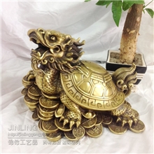 开关精品大号龙龟家居办公摆件铜像铜工艺品等风水摆件铜制品