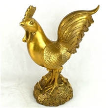 厂家直销纯铜公鸡摆件招财化偏桃花煞婚外情及第三者促夫妻姻缘
