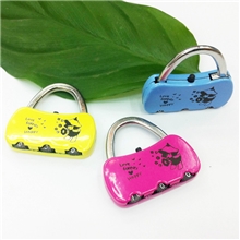 供应迷你密码锁卡通密码锁箱包锁密码锁厂家