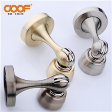 DOOF/多弗精铸锌合金门吸超强吸力门顶门碰墙地两用三色可选