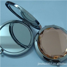 厂家直销化妆镜水晶镜混合多色选择可订制品牌logo