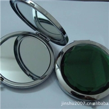 厂家直销高档化妆镜|金属化妆镜|水晶折叠镜子