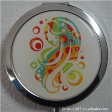 批发供应金属镜子创意化妆镜随身口袋化妆镜