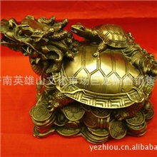 金属工艺品批发铜器摆件道教用品厂家直销家居饰品龙龟铜龙头龟