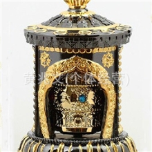 礼佛法宝太阳能转经轮开光如意转经轮香熏保平安车座