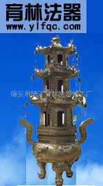 专业铸造供应香炉铜香炉长方香炉图案文字按要求精制