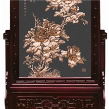 供纯紫铜浮雕办公隔断屏风紫铜实木隔断屏风紫铜玄关隔断屏风