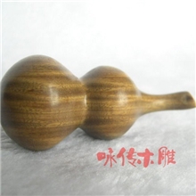 葫芦/绿檀木雕手把玩件葫芦/创意小挂件/特色生日小礼品