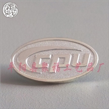 厂家定制徽章胸章采用纯银材质成色Ag999