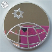 纯银纪念章制作公司成立周年纯银银币60克附鉴定证书