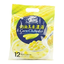 三点一刻台湾进口食品批发3点1刻奶油玉米浓汤进口休闲零食216g