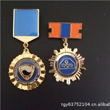供应订制金属奖章，运动奖牌，劳动勋章，纪念奖章