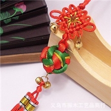 小幸运球中国结批发小彩球汽车挂件挂件幸运球