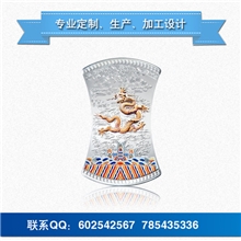 长期供应贺岁龙年生肖银条批发