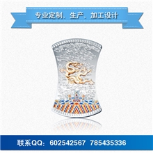 长期生产九龙壁纪念章定制