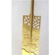 商务礼品高档红瓷书签红瓷材质礼品精美包装