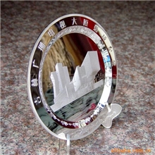 厂家供应纯银盘镀银工艺品装饰品纯银纪念章镀银纪念章