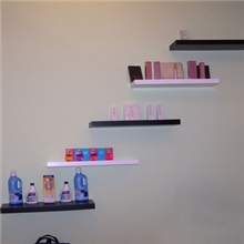 批发零售一字搁板隔板机顶盒CD架壁挂层板置物架层板架单块