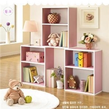 批发零售韩式家具两层书柜书架书橱自由组合储物柜