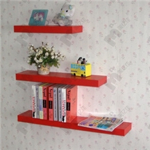 批发供应搁板三件套置物架一字隔板机顶盒CD架壁挂层板