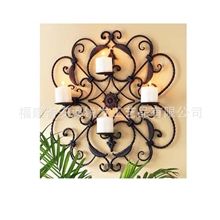 欧式铁艺壁挂烛台婚庆烛台铁艺烛台欧式欧式烛台烛台铁艺