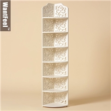 厂家直销雕花置物架，7层转角置物架收纳架花架，创意收纳产品