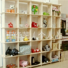 25格架/实木书架/书柜/陈列架/置物架