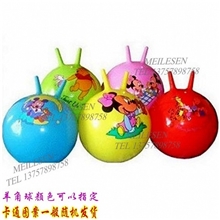 儿童蹦蹦球充气羊角球幼儿羊角球幼儿跳跳球加厚羊角球