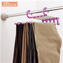 宝优妮不锈钢S型裤架多功能魔术裤架衣柜裤架收纳架DQ-0825