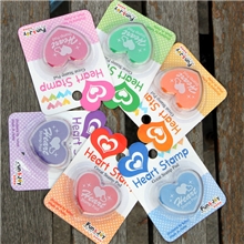 FUNJOY韩国文具批发.02312爱心印台量大从优