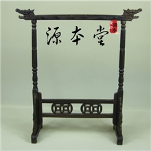 厂家直销12针鸡翅木毛笔挂书法必备