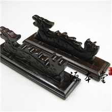 实木单龙笔搁笔托文房四宝书法用品厂家直销